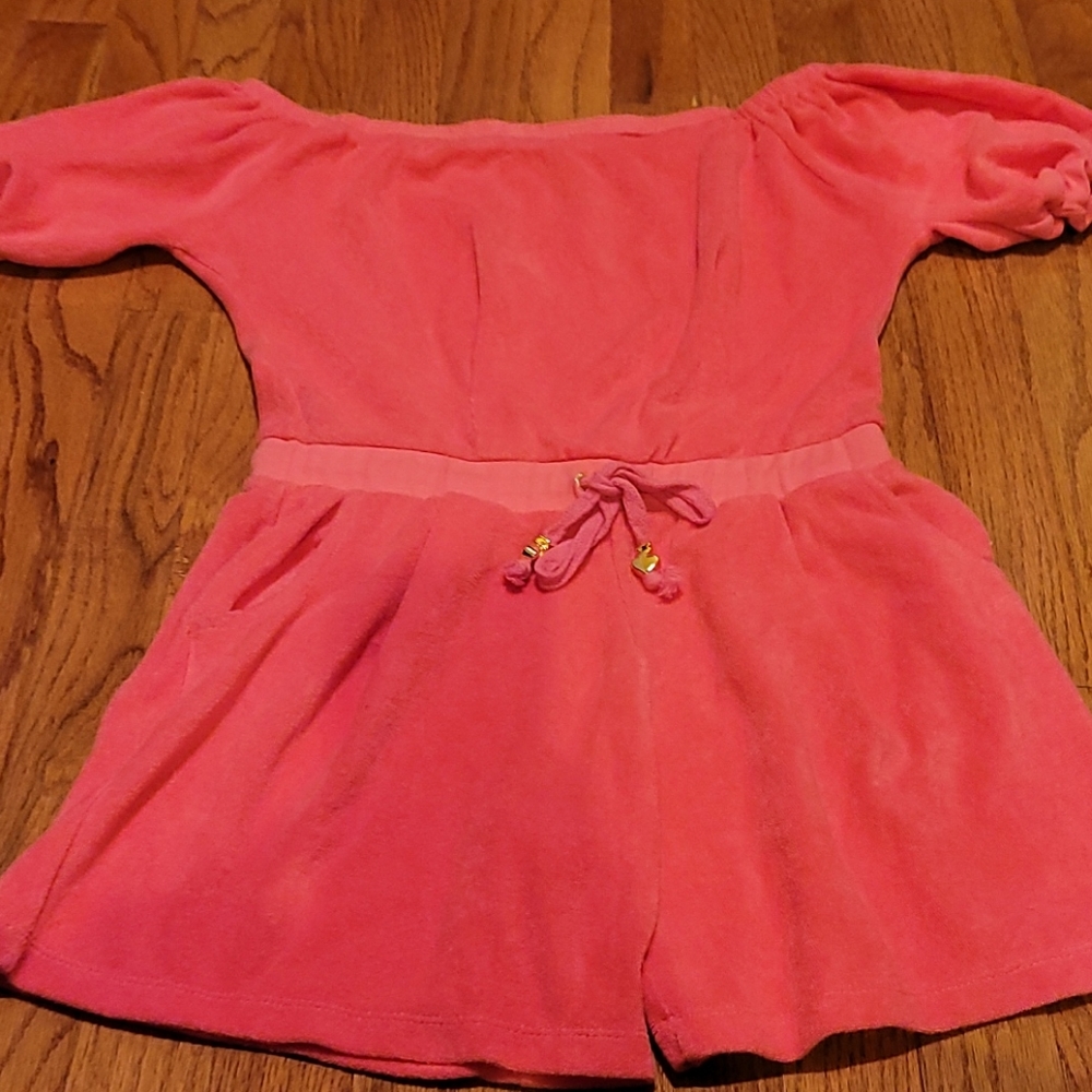 Girls terry cloth beach cover up